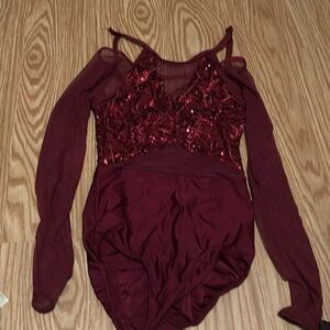 Girls leotard stretchy